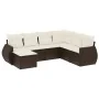 Juego de sofás de jardín 7 piezas con cojines ratán PE marrón von , Gartensets - Ref: Foro24-3254040, Preis: 456,58 €, Rabatt: %