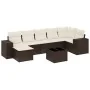 Set sofás de jardín 8 piezas y cojines ratán sintético marrón von , Gartensets - Ref: Foro24-3255230, Preis: 509,70 €, Rabatt: %