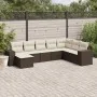 Set sofás de jardín 8 piezas y cojines ratán sintético marrón by , Garden sets - Ref: Foro24-3255300, Price: 508,91 €, Discou...