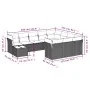 Set de sofás de jardín 11 pzas cojines ratán sintético marrón by , Garden sets - Ref: Foro24-3250102, Price: 674,58 €, Discou...