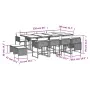 Set comedor de jardín con cojines 13 pzas ratán sintético negro de , Conjuntos de jardín - Ref: Foro24-3211347, Precio: 792,8...