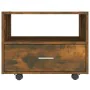 Mesa de centro madera de ingeniería roble ahumado 55x55x40 cm by , Coffee table - Ref: Foro24-816937, Price: 49,05 €, Discoun...