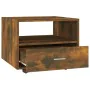 Mesa de centro madera de ingeniería roble ahumado 55x55x40 cm by , Coffee table - Ref: Foro24-816937, Price: 49,05 €, Discoun...