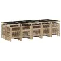 Set comedor de jardín con cojines 15 pzas ratán sintético beige de , Conjuntos de jardín - Ref: Foro24-3210994, Precio: 913,2...