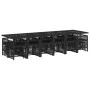 Set de muebles jardín 17 pzas con cojines ratán sintético negro von , Gartensets - Ref: Foro24-3211003, Preis: 1,00 €, Rabatt: %