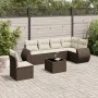 Juego de sofás de jardín 7 piezas con cojines ratán PE marrón von , Gartensets - Ref: Foro24-3253780, Preis: 481,04 €, Rabatt: %