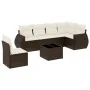 Juego de sofás de jardín 7 piezas con cojines ratán PE marrón von , Gartensets - Ref: Foro24-3253780, Preis: 481,04 €, Rabatt: %