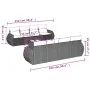 Set de sofás de jardín 9 pzas y cojines ratán sintético marrón by , Garden sets - Ref: Foro24-3253490, Price: 609,71 €, Disco...