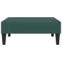 Sofá cama de 2 plazas con taburete terciopelo verde oscuro de , Sofás - Ref: Foro24-3216252, Precio: 322,30 €, Descuento: %
