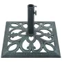 Green cast iron parasol base 12 kg 49 cm by vidaXL, Umbrella bases - Ref: Foro24-47866, Price: 69,33 €, Discount: %
