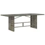 Set comedor jardín 9 pzas y cojines ratán sintético gris von , Gartensets - Ref: Foro24-3213529, Preis: 1,00 €, Rabatt: %