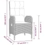 Set comedor jardín 9 pzas y cojines ratán sintético gris von , Gartensets - Ref: Foro24-3213529, Preis: 1,00 €, Rabatt: %