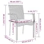 Set de comedor de jardín 9 pzas y cojines ratán sintético negro de , Conjuntos de jardín - Ref: Foro24-3213503, Precio: 706,2...