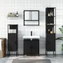 Juego de muebles de baño 4 pzas madera contrachapada negro von , Badezimmermöbel - Ref: Foro24-3214710, Preis: 234,15 €, Raba...