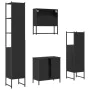 Juego de muebles de baño 4 pzas madera contrachapada negro von , Badezimmermöbel - Ref: Foro24-3214710, Preis: 234,15 €, Raba...