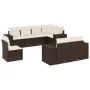 Set sofás de jardín 8 piezas y cojines ratán sintético marrón by , Garden sets - Ref: Foro24-3222842, Price: 600,47 €, Discou...