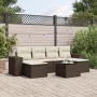 Juego de sofás de jardín 7 piezas con cojines ratán PE marrón von , Gartensets - Ref: Foro24-3222932, Preis: 431,92 €, Rabatt: %