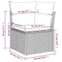 Set de sofás de jardín 10 pzas y cojines ratán sintético marrón von , Gartensets - Ref: Foro24-3223092, Preis: 676,56 €, Raba...