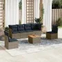 Set de sofás de jardín 7 pzas con cojines ratán sintético gris von , Gartensets - Ref: Foro24-3255886, Preis: 475,42 €, Rabat...