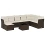 Set de sofás de jardín 9 pzas y cojines ratán sintético marrón von , Gartensets - Ref: Foro24-3218063, Preis: 563,79 €, Rabat...