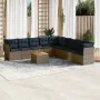 Set de sofás de jardín 10 pzas con cojines ratán sintético gris von , Gartensets - Ref: Foro24-3256026, Preis: 688,38 €, Raba...