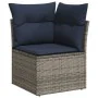 Set de sofás de jardín 10 pzas con cojines ratán sintético gris von , Gartensets - Ref: Foro24-3256026, Preis: 688,38 €, Raba...