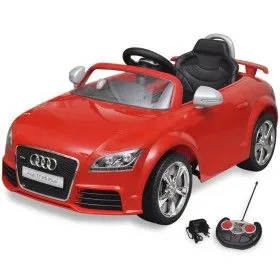 Red toy car with remote control, Audi TT RS model by vidaXL, electric toy vehicles - Ref: Foro24-10086, Price: 221,41 €, Disc...