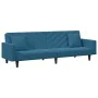 Juego de sofás con cojines 2 piezas terciopelo azul de , Sofás - Ref: Foro24-3216267, Precio: 327,01 €, Descuento: %