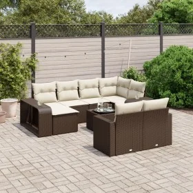 Set de sofás de jardín 11 pzas cojines ratán sintético marrón von , Gartensets - Ref: Foro24-3228913, Preis: 640,60 €, Rabatt: %