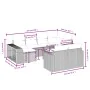 Set de sofás de jardín 11 pzas cojines ratán sintético marrón von , Gartensets - Ref: Foro24-3228913, Preis: 640,65 €, Rabatt: %