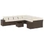 Set de sofás de jardín 11 pzas cojines ratán sintético marrón by , Garden sets - Ref: Foro24-3223122, Price: 726,57 €, Discou...