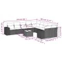Set de sofás de jardín 11 pzas cojines ratán sintético marrón by , Garden sets - Ref: Foro24-3223122, Price: 726,57 €, Discou...