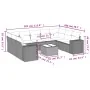 Set de sofás de jardín 10 pzas y cojines ratán sintético marrón von , Gartensets - Ref: Foro24-3223012, Preis: 663,94 €, Raba...