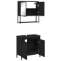Juego de muebles de baño 2 pzas madera contrachapada negro by , Bathroom furniture - Ref: Foro24-3214660, Price: 103,68 €, Di...