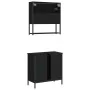 Juego de muebles de baño 2 pzas madera contrachapada negro by , Bathroom furniture - Ref: Foro24-3214660, Price: 103,68 €, Di...