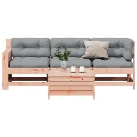 Juego de muebles jardín 4 pzas y cojines madera abeto Douglas by , Garden sets - Ref: Foro24-3250774, Price: 436,30 €, Discou...