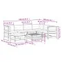 Juego de muebles jardín 8 pzas y cojines madera pino impregnada von , Gartensets - Ref: Foro24-3250563, Preis: 865,48 €, Raba...