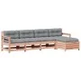 Juego de muebles jardín 5 pzas y cojines madera abeto Douglas von , Gartensets - Ref: Foro24-3250858, Preis: 500,50 €, Rabatt: %