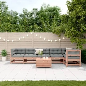 Juego de muebles jardín 7 pzas y cojines madera abeto Douglas by , Garden sets - Ref: Foro24-3250870, Price: 851,50 €, Discou...