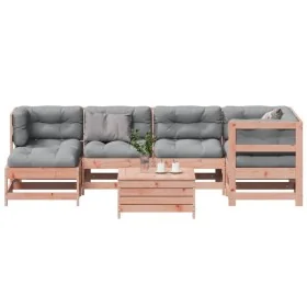 Juego de muebles jardín 7 pzas y cojines madera abeto Douglas von , Gartensets - Ref: Foro24-3250914, Preis: 758,10 €, Rabatt: %