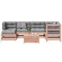 Juego de muebles jardín 7 pzas y cojines madera abeto Douglas de , Conjuntos de jardín - Ref: Foro24-3250914, Precio: 759,23 ...