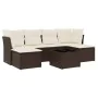 Juego de sofás de jardín 7 piezas con cojines ratán PE marrón von , Gartensets - Ref: Foro24-3218023, Preis: 412,15 €, Rabatt: %