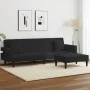Juego de sofás con cojines 2 piezas terciopelo negro by , Sofas - Ref: Foro24-3216271, Price: 349,25 €, Discount: %