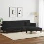 Juego de sofás con cojines 2 piezas terciopelo negro by , Sofas - Ref: Foro24-3216271, Price: 349,25 €, Discount: %