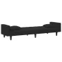 Juego de sofás con cojines 2 piezas terciopelo negro by , Sofas - Ref: Foro24-3216271, Price: 349,25 €, Discount: %