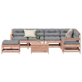 8-teiliges Gartenmöbel-Set und Kissen aus Douglasienholz von , Gartensets - Ref: Foro24-3250594, Preis: 782,41 €, Rabatt: %