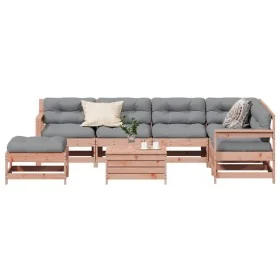 Juego de muebles jardín 8 pzas y cojines madera abeto Douglas by , Garden sets - Ref: Foro24-3250594, Price: 782,33 €, Discou...