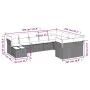 Set de sofás de jardín 10 pzas y cojines ratán sintético marrón de , Conjuntos de jardín - Ref: Foro24-3218193, Precio: 642,9...