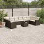 Set de sofás de jardín 11 pzas cojines ratán sintético marrón de , Conjuntos de jardín - Ref: Foro24-3219473, Precio: 709,81 ...