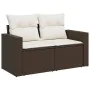 Set de sofás de jardín 11 pzas cojines ratán sintético marrón de , Conjuntos de jardín - Ref: Foro24-3219473, Precio: 709,81 ...